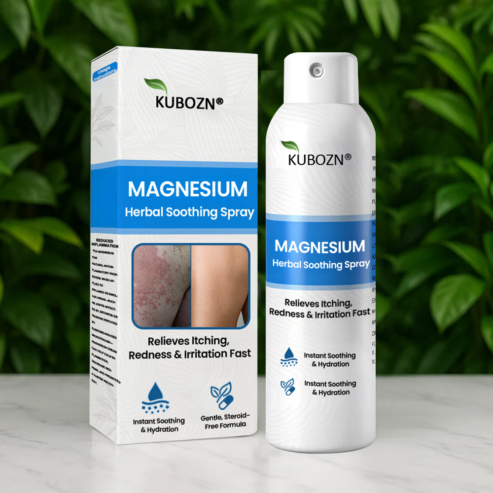 ✅ Official Store: Kubozn® Magnesium Herbal Skin Relief Spray Helps calm irritated, itchy & problem-prone skin