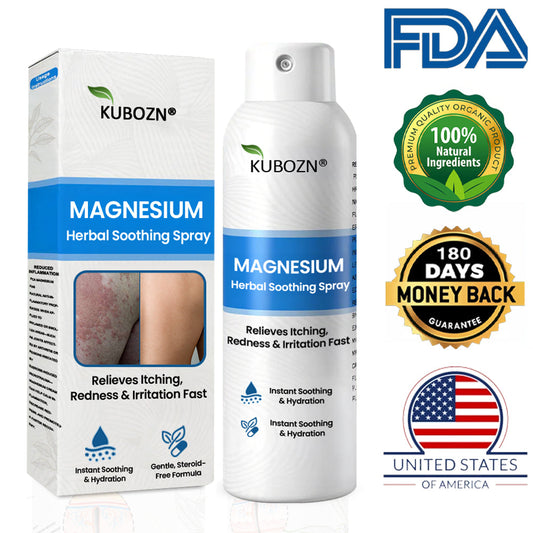 ✅ Official Store: Kubozn® Magnesium Herbal Skin Relief Spray Helps calm irritated, itchy & problem-prone skin (offer)
