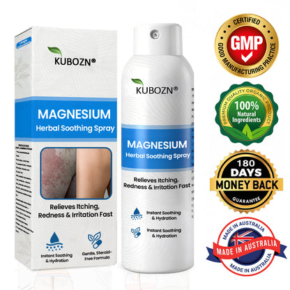 ✅ Official Store: Kubozn® Magnesium Herbal Skin Relief Spray Helps calm irritated, itchy & problem-prone skin
