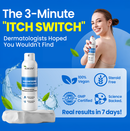 ✅ Official Store: Kubozn® Magnesium Herbal Skin Relief Spray Helps calm irritated, itchy & problem-prone skin